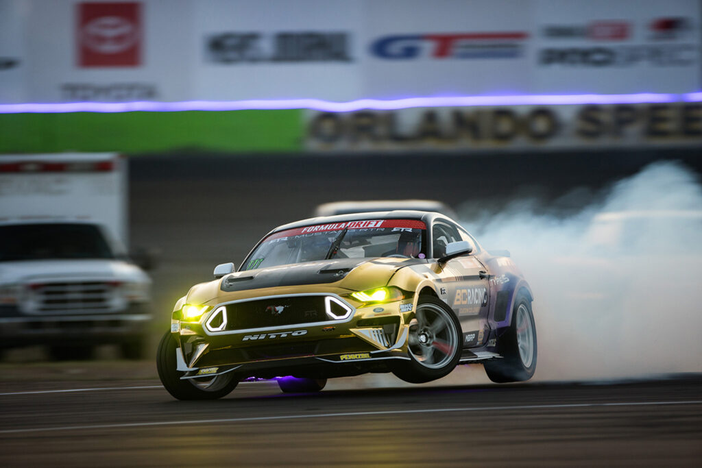 Chelsea DeNofa qualifies first in the PRO class at Formula Drift Orlando 2021