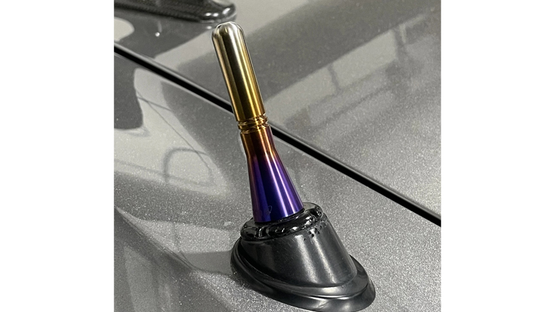 Origin Fabrication Shorty Titanium Antenna for the Honda S2000