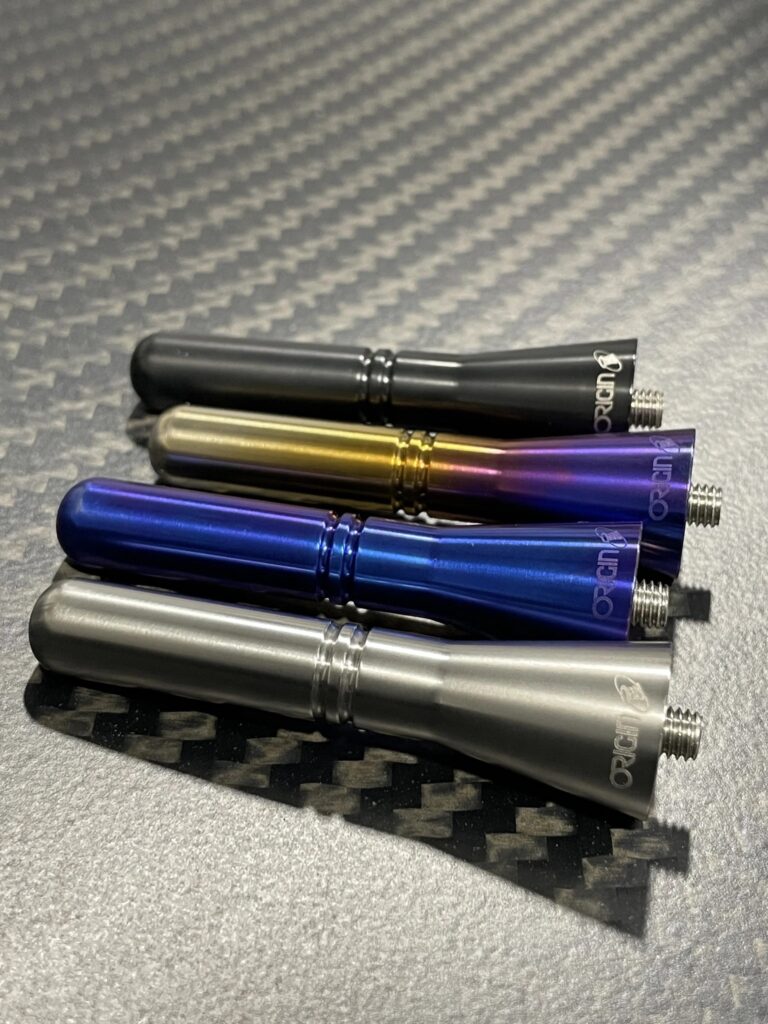 Origin Fabrication Shorty Titanium Antenna for the Honda S2000