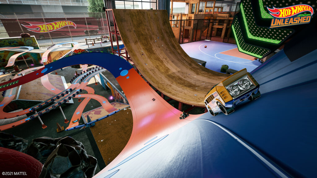Hot Wheels Unleashed Skate Park environment revealed