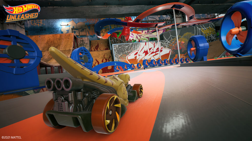 Hot Wheels Unleashed Skate Park environment revealed