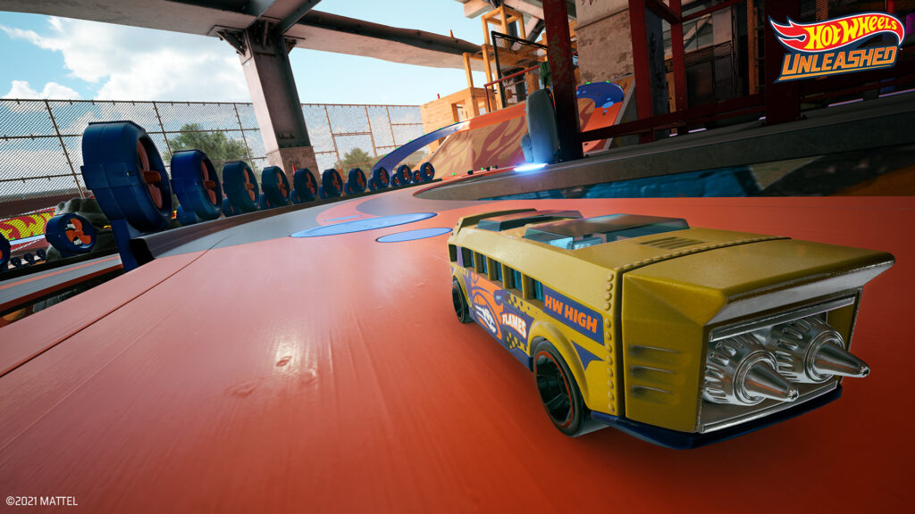 Hot Wheels Unleashed Skate Park environment revealed