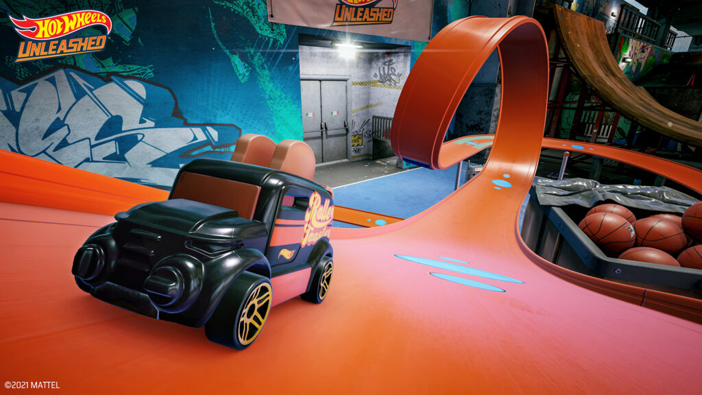 Hot Wheels Unleashed Skate Park environment revealed