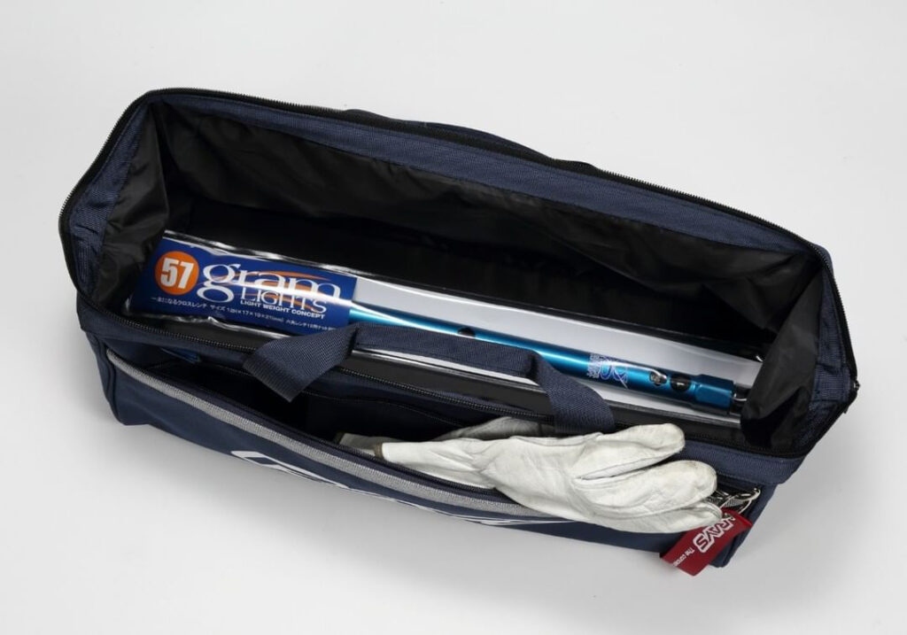 RAYS Engineering tool bag. Shown opened with various tools inside (not included)