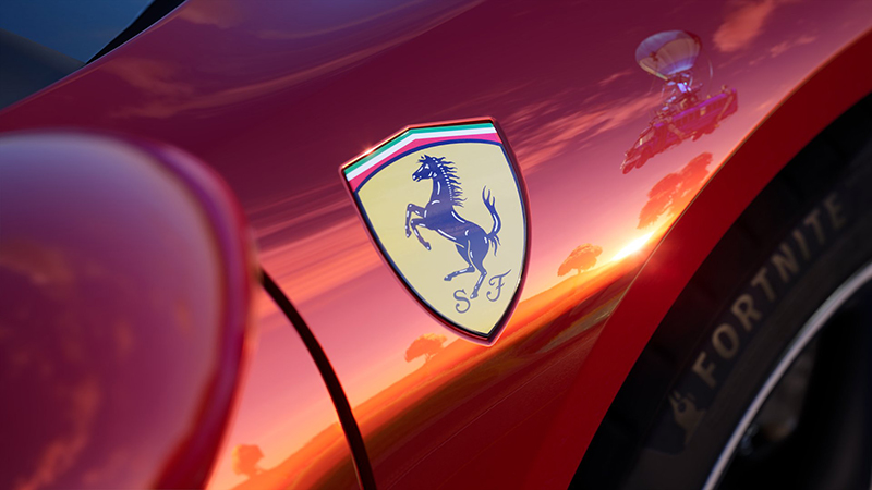 Fortnite teases a cross promotion with Ferrari