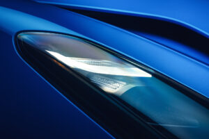 Lotus Emira headlight close up