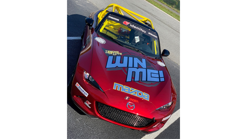 Mazda MX-5 Cup car being raffled off by Lemons of Love