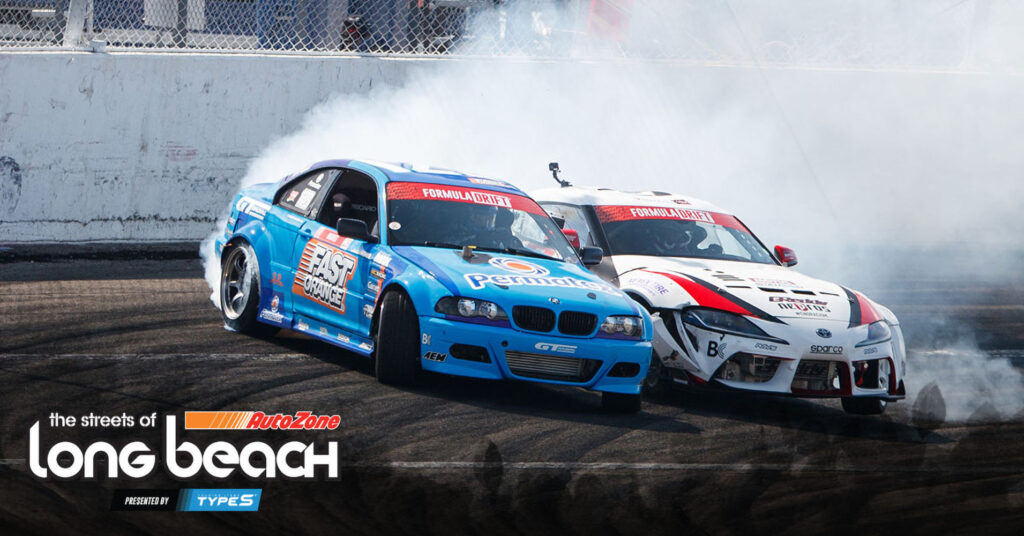 Formula Drift Long Beach 2021 livestream graphic
