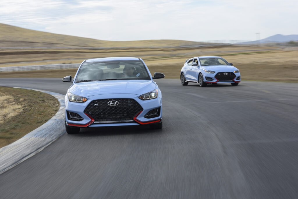 Hyundai Veloster N hatchback. Hyundai combustion engine development is coming to an end