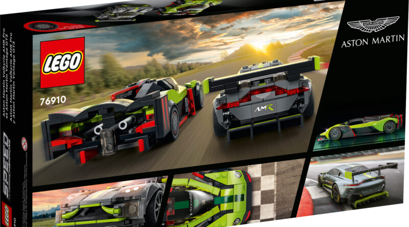 2022 LEGO Speed Champions Aston Martin Valkyrie AMR Pro and Aston Martin Vantage GT3 product box (rear)