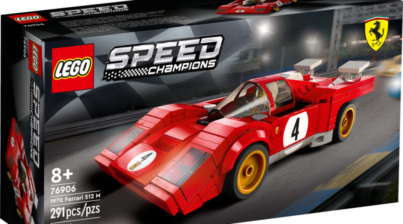2022 LEGO Speed Champions Ferrari 512 M product box (Front)