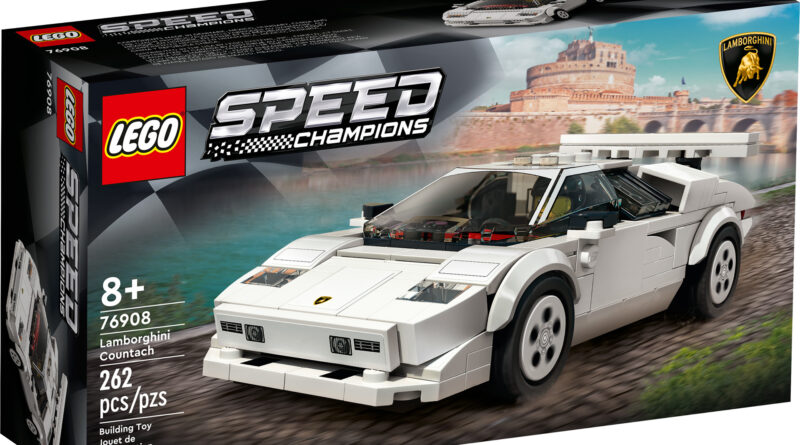 2022 LEGO Speed Champions Lamborghini Countach product box (front)