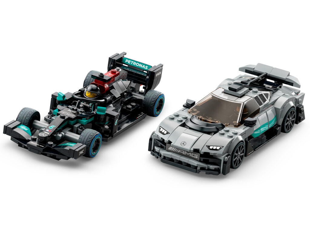 2022 LEGO Speed Champions Mercedes-AMG Project ONE and Mercedes-AMG F1 W12 E Performance