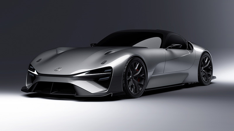 The Lexus BEV Sport electric concept car